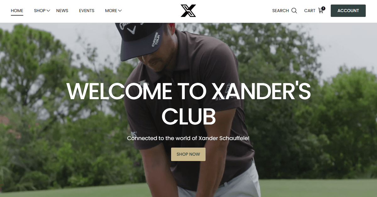 Xander Schauffele Memorabilia - Xander Club – XanderClub