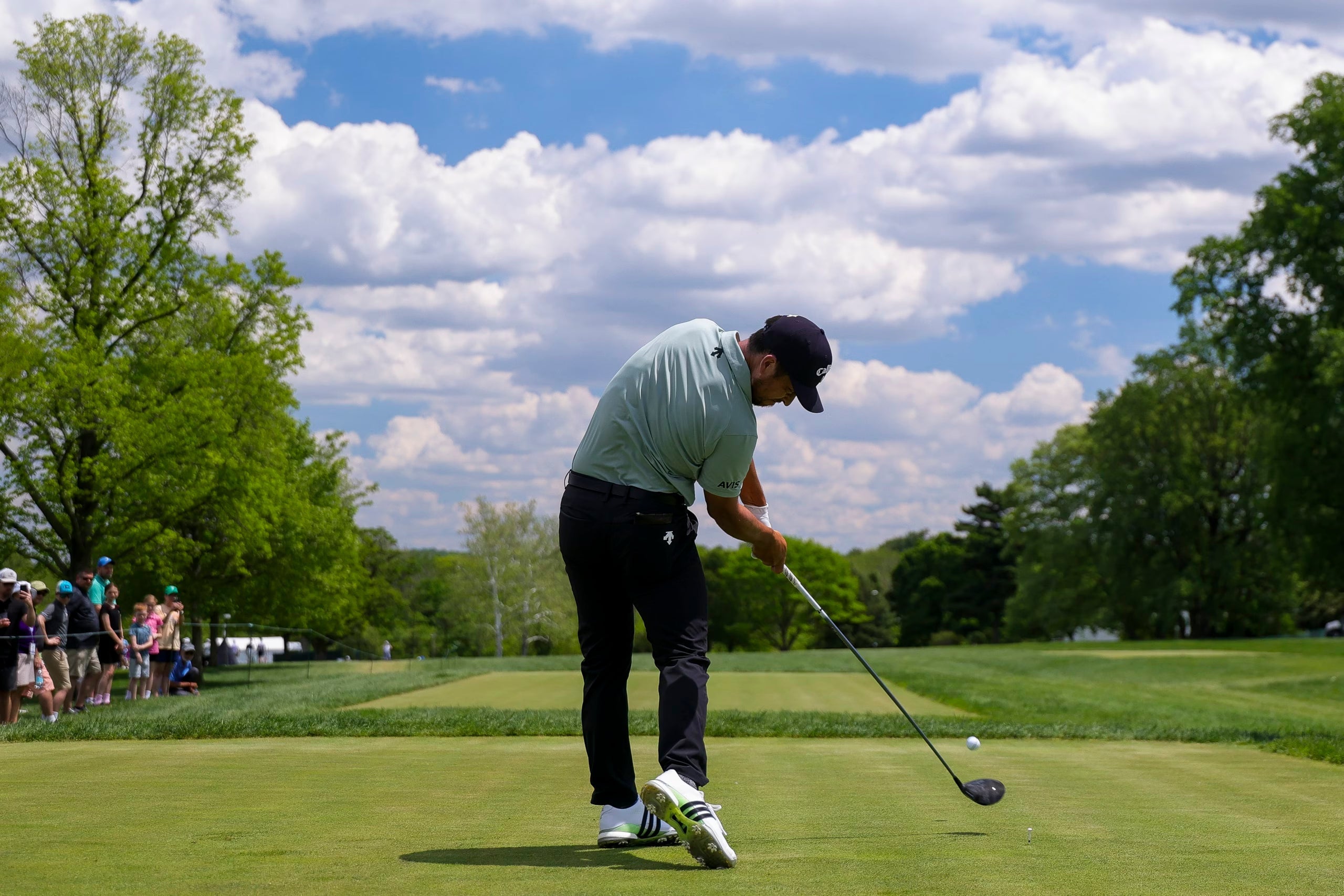 Xander Looks To Move Up The Sunday Leaderboard At The Truist Championship